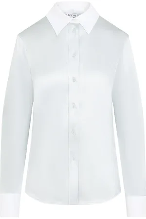 Loewe Shirts, female, , XS, Silk Cotton Shirt