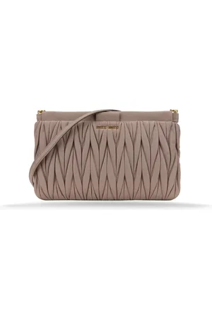 Miu Miu Cross Body Bags, female, , ONE SIZE, Leather Shoulder Bag Magnetic Button