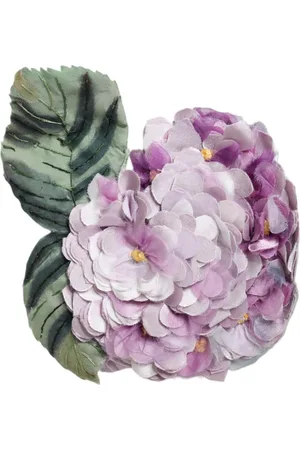 Dolce & Gabbana Brooches, female, , ONE SIZE, Gold Hydrangea Floral Pin Brooch