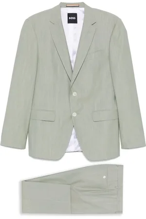 HUGO BOSS Single Breasted Suits, male, , XL, Slim Fit Blended Wool Suit