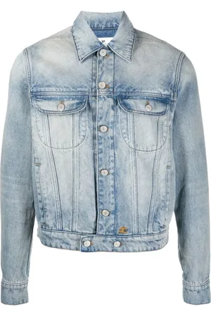 Courrèges Denim Jackets, male, , M, Washed Denim Jacket