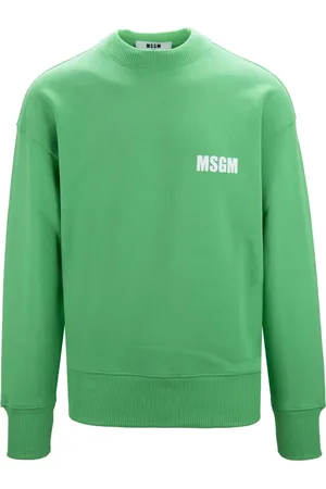 Msgm Sweatshirts, male, , XL, Pullover Sweatshirt with Logo Print