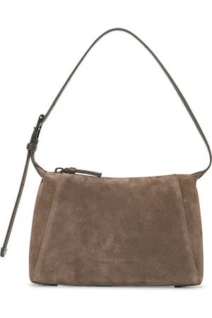 Brunello Cucinelli Shoulder Bags, female, , ONE SIZE, Dove Grey Bags for Stylish Look