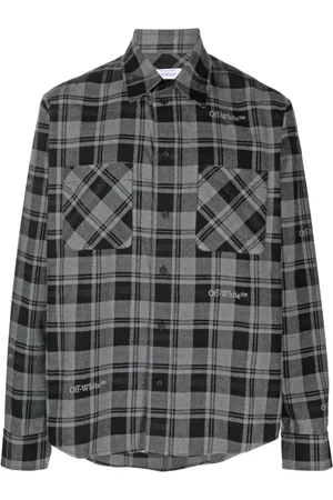 OFF-WHITE Casual Shirts, male, , S, Checked Cotton Shirt