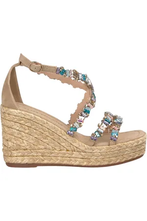 Alma en Pena High wedge jewel straps
