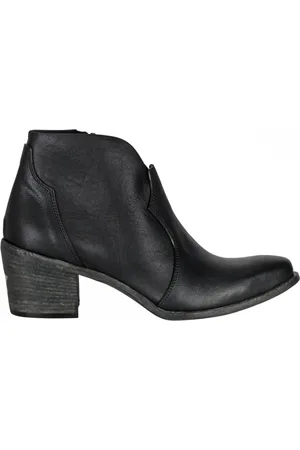 Curiosité Cowboy Boots, female, , 5 UK, Texan Leather Ankle Boots with Zip