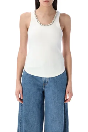 ZIMMERMANN Sleeveless Tops, female, , M, Embellished Tank Top