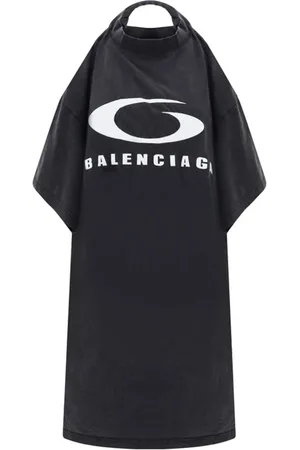 Balenciaga Short Dresses, female, , M, Dress with Icon Print