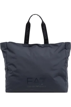 EA7 Tote Bags, male, , ONE SIZE, Stylish Plain Tote Bag with Zip