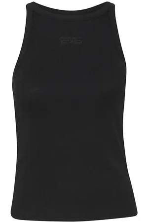 Gestuz Rhinestone Logo Tank Top
