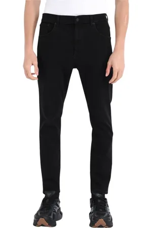 Dondup Slim-fit Jeans, male, , W34, Super Skinny Used Jeans with Metal Logo