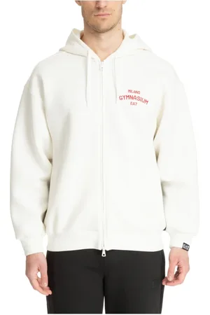 EA7 Zip-throughs, male, , M, Abstract Multicolour Hoodie with Drawstring and Zip