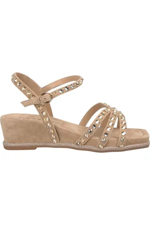 Alma en Pena Wedges, female, , 7 UK, Detailed wedge sandal