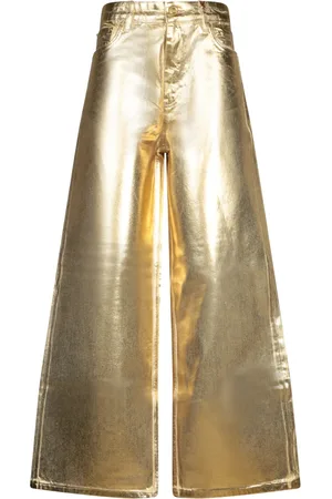 Ganni Wide Trousers, female, , W27, Wide-Leg Jeans