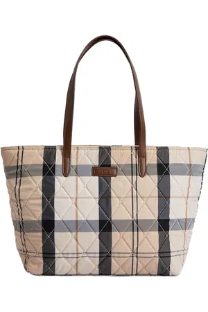 Barbour Tote Bags, female, , ONE SIZE, Quilted Tartan Tote Bag