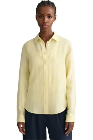 GANT Shirts, female, , L, Linen Chambray Shirt
