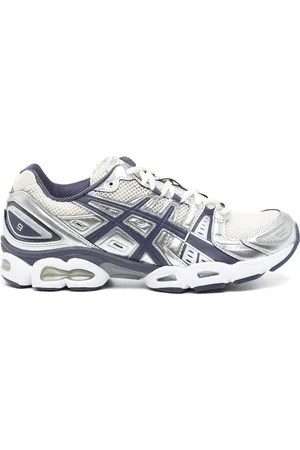 Asics Sneakers, male, , 8 UK, Mesh Design Trainers with Tiger Stripes
