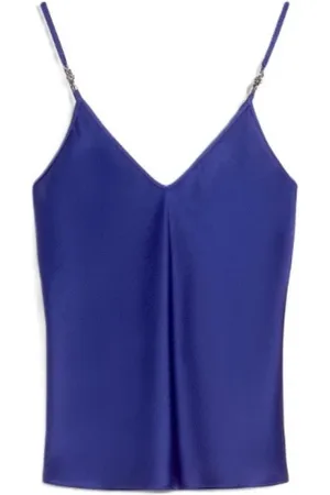 Max Mara Sleeveless Tops, female, , XL, Stylish Tank Tops in Acetate Fabric