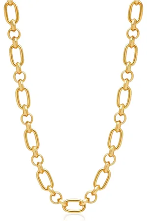 Nialaya Necklaces, male, , S/M, Chunky T-Bar Chain Necklace