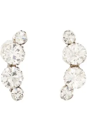 Isabel Marant Earrings, female, , ONE SIZE, Half Long Earrings - Silver Metal