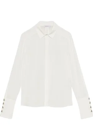 Patrizia Pepe Shirts, female, , M, Sophisticated High Cuff Fly Shirt