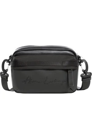 Armani Exchange Cross Body Bags, male, , ONE SIZE, Adjustable Crossbody Bag with Zip Closure