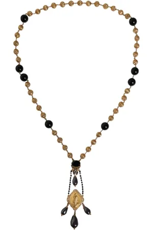 Dolce & Gabbana Virgin Mary Rosary Style Necklace