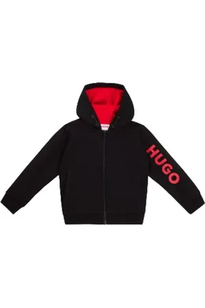 HUGO BOSS Sweatshirts, male, , 16 Y, Junior Zip Sweatshirt
