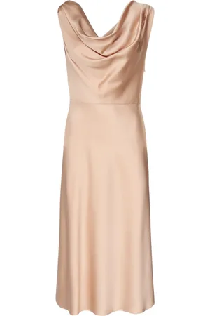 BLUMARINE Draped Sleeveless Midi Dress