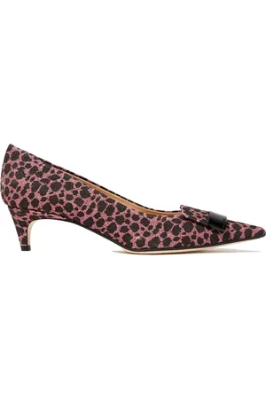 Sergio Rossi Glitter Pumps with Metal Logo Hardware