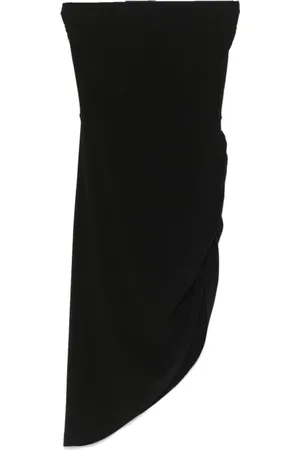 Norma Kamali Strapless Dress with Side Slit