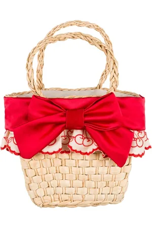 VIVETTA Bags, female, , ONE SIZE, Straw handbag with bow