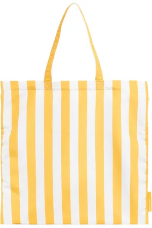 Emporio Armani Striped Multicolour Beach Tote Bag