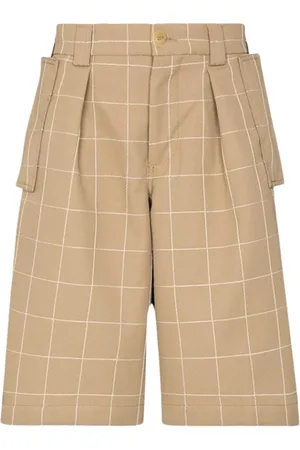 Jacquemus Embroidered Plaid Shorts