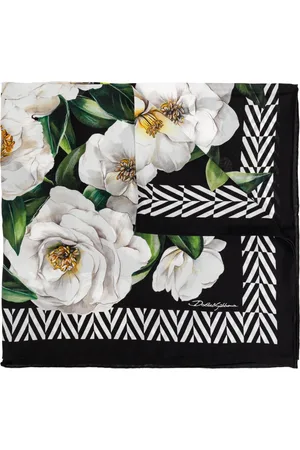 Dolce & Gabbana Silk scarf with floral motif