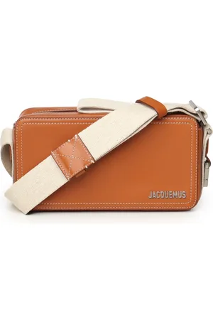 Jacquemus Cross Body Bags, male, , ONE SIZE, Structured Leather Shoulder Bag