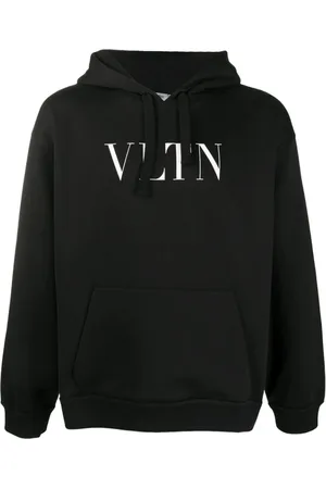 VALENTINO Hoodies, male, , M, Logo Hoodie with Drawstring Hood