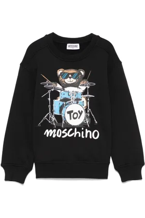 Moschino Sweatshirts, unisex, , 12 Y, Teddy Print Sweatshirt