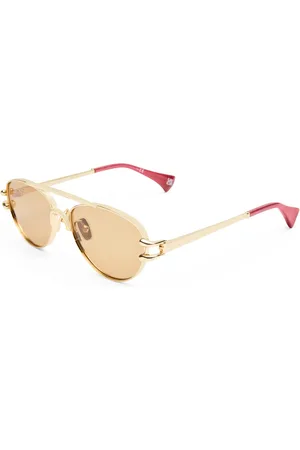 Le Specs Sunglasses, unisex, , M, Aviator Sunglasses in Bright Gold