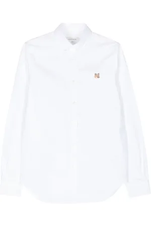 Maison Kitsuné Embroidered Fox Head Shirt