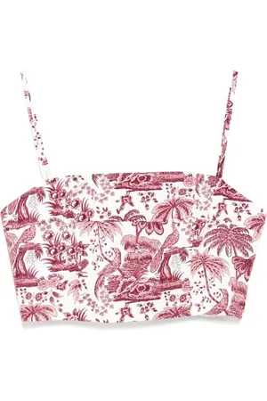 Staud Spaghetti Strap Zip Top