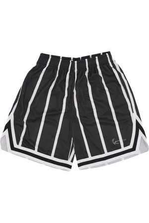 Karl Kani Sportswear, male, , XL, Striped Mesh Basketball Shorts /White