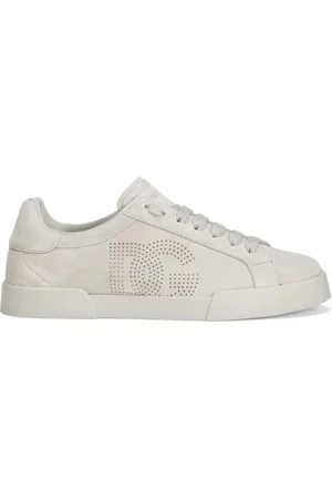 Dolce & Gabbana Grey Trainers with Flat Sole