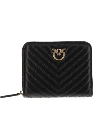 Pinko Wallets & Cardholders, female, , ONE SIZE, Quilted Leather Wallet with Love Birds