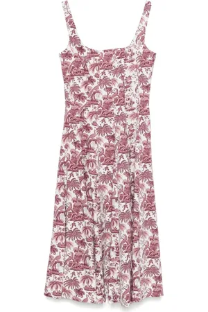 Staud Midi Dresses, female, , XS, Floral Print Dress