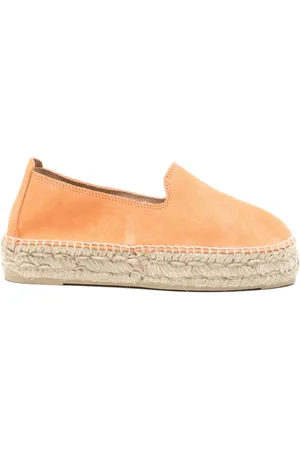 MANEBI Flat Shoes with Braided Sole