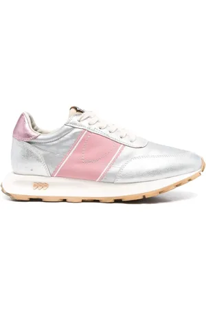 Philippe model Sneakers, female, , 7 UK, Rose Pink Panelled Trainers