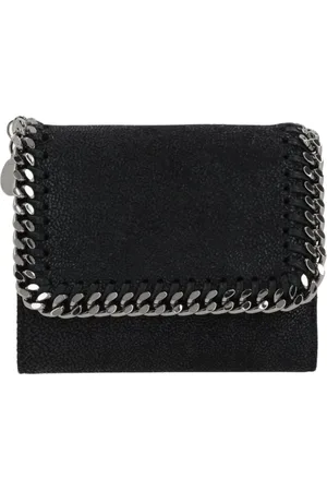 Stella McCartney Wallets & Cardholders, female, , ONE SIZE, Tri-Fold Wallet in Shaggy Deer Eco-Material
