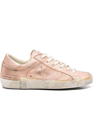 Philippe model Blush Lace-Up Trainers