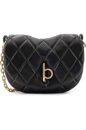 Burberry Cross Body Bags, female, , ONE SIZE, Quilted Leather Shoulder Bag with Flap Closure